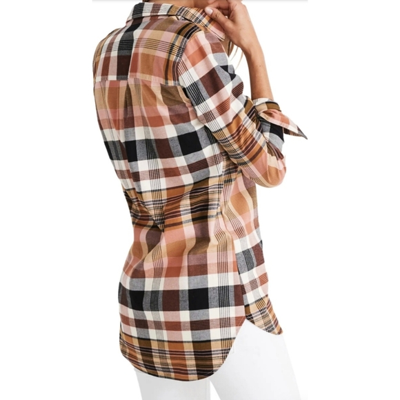 Madewell Classic Ex-Boyfriend Plaid Shirt - Picture 2 of 6